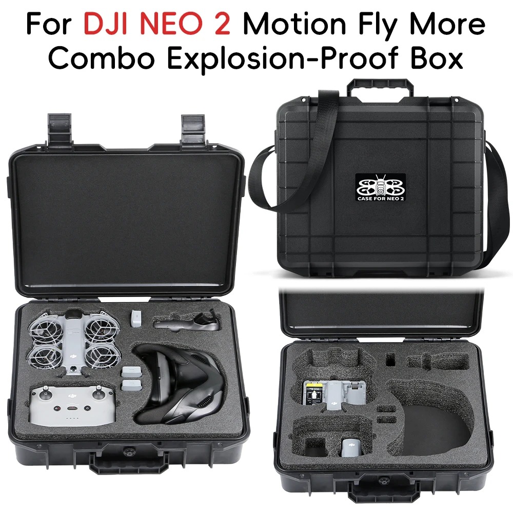 Drone Hard Shell Case - Maleta a prueba de explosiones para