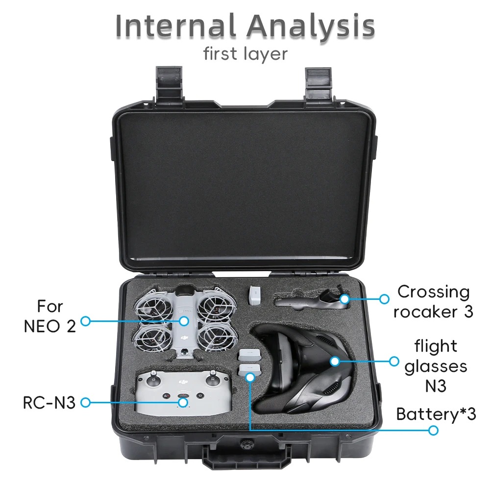 Maleta a prueba de explosiones - Drone Hard Shell Case reseña y precio