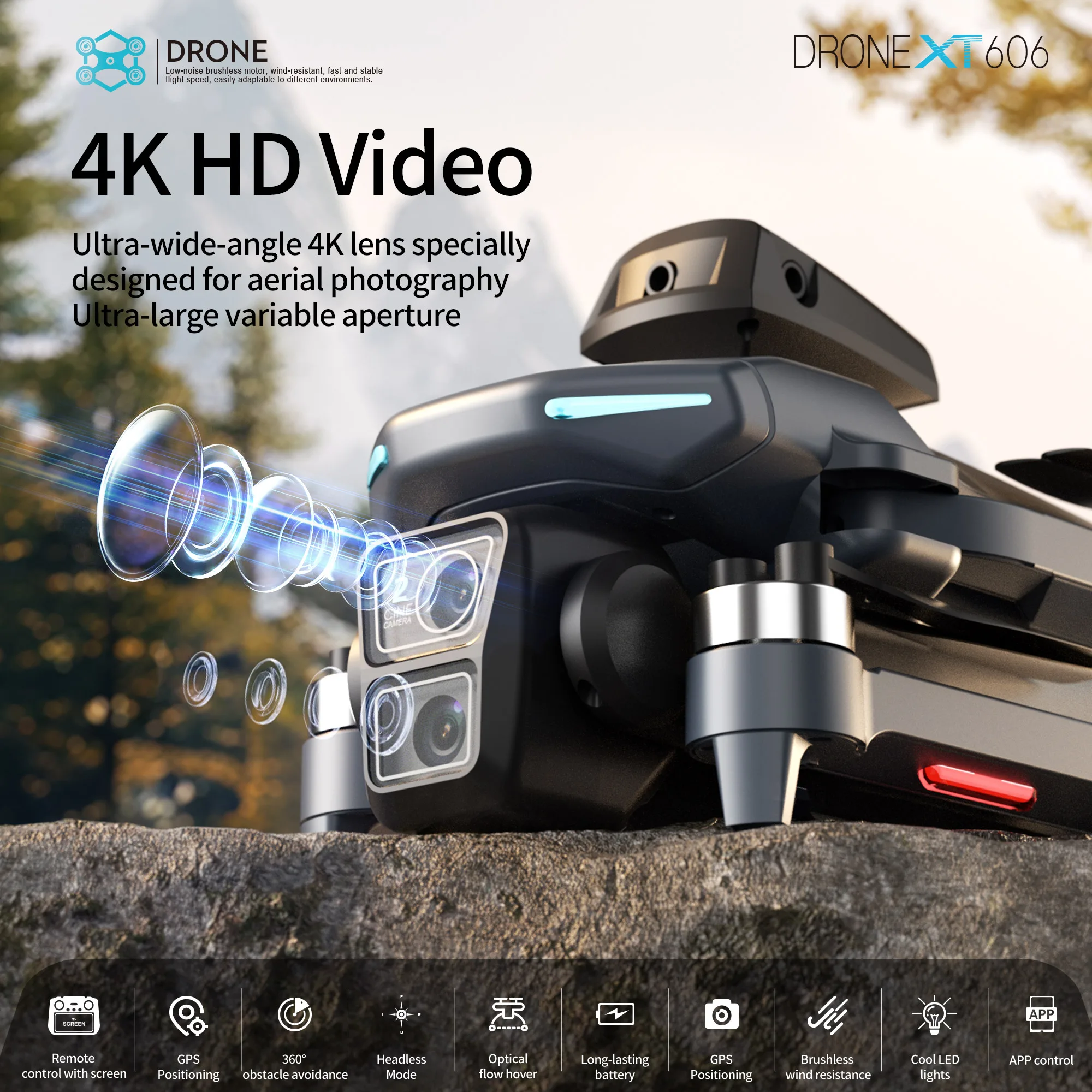 Dron GPS Original XT606 MAX 4k - Jjrc Drone X12 reseña y precio