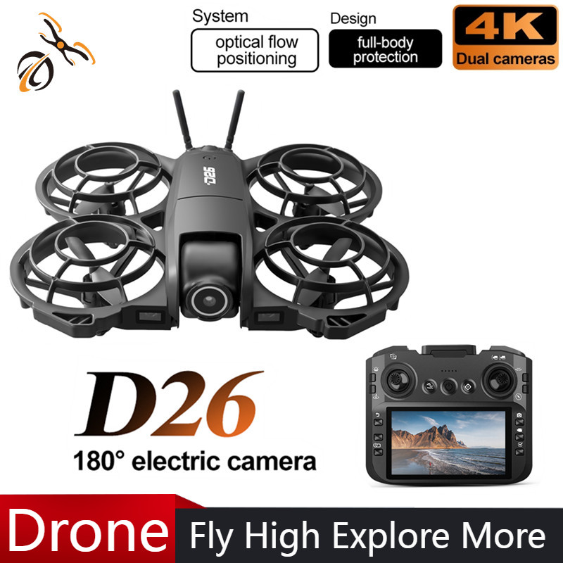 Dron D26 4K Aéreo HD 180 °   D - Drone Battery Adapter reseña y precio