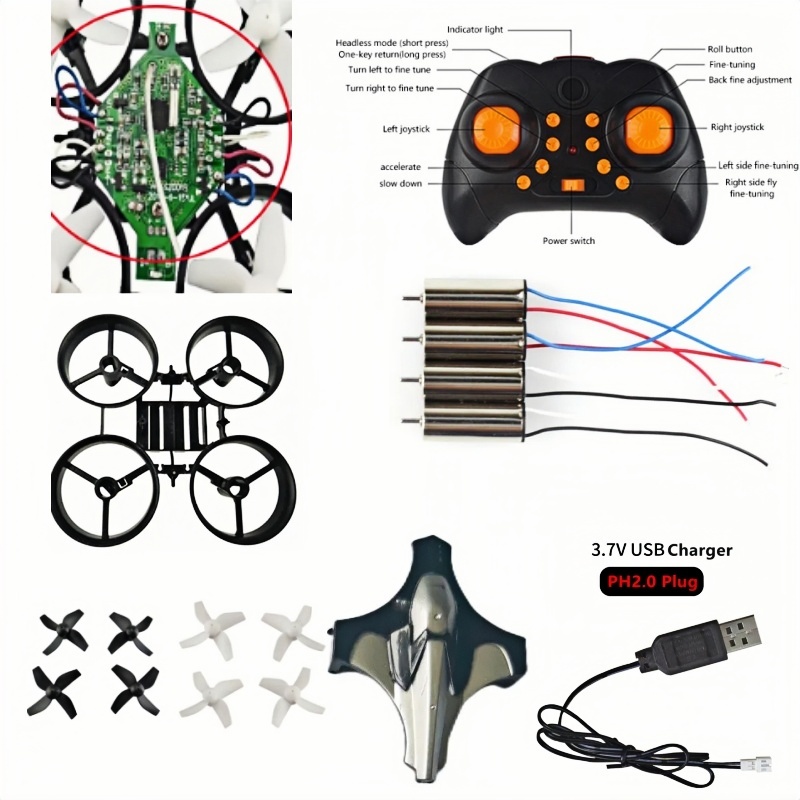 Kit Completo de Dron DIY 2.4G  - Drone Battery Adapter reseña y precio