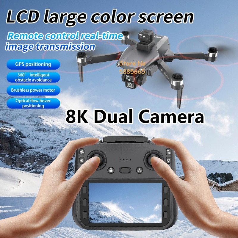Dron RC profesional 5G con pan - Drone Controller Screen reseña y precio